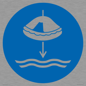 Mandatory: Lower liferaft to the water in launch sequence